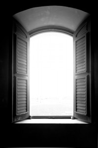 Window Looking to the Cliffs - Inside the Lighthouse